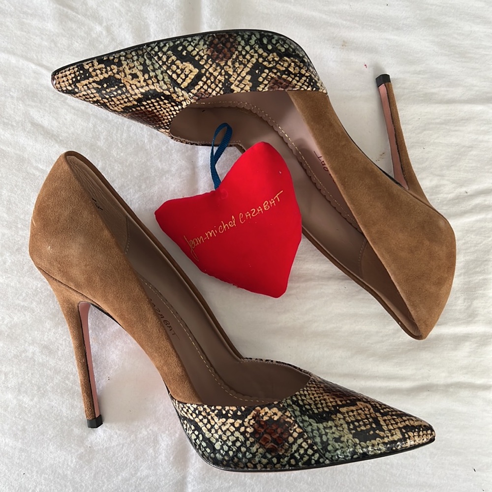 NEW IN BOX Jean-Michel Cazabat Emma Pump Leather Sz 39.5 (fits like 39)